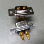Conectores coaxiales (RF) 2W2 D-SUB Tipo de soldadura hembra y macho